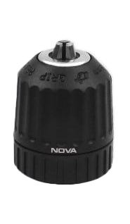 سه نظام دریل 6 میلیمتری اتوماتیک پلاستیکی NOVA 101-0638