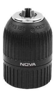 سه نظام دریل 13 میلیمتری اتوماتیک پلاستیکی NOVA 101-1312