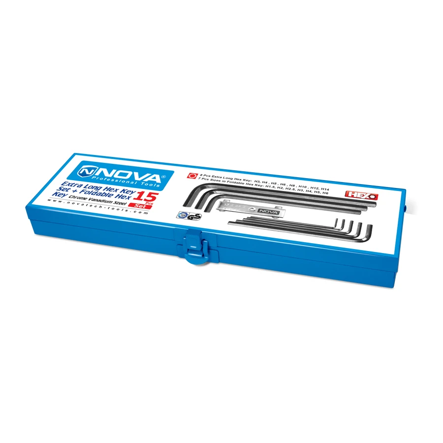 آلن جعبه ای شش گوش 15 عددی NOVA 1150
