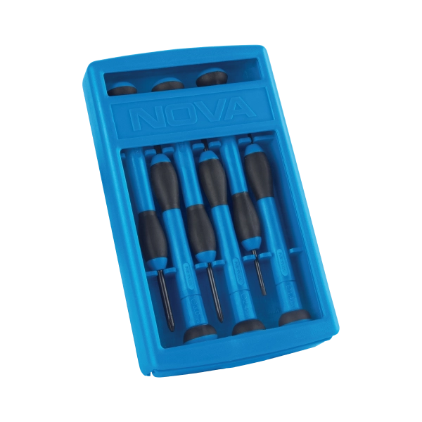 پیچ گوشتی ساعتی 6 عددی NOVA 1334