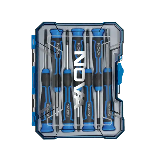 ست پیچ گوشتی ساعتی 7 پارچه NOVA 1339