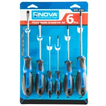 ست پیچ گوشتی دسته پلاستیکی7 عددی  NOVA 1651