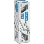 ست 12عددی آچار یک سر تخت یک سر رینگ جعبه ای NOVA 1892 1 1892S 1