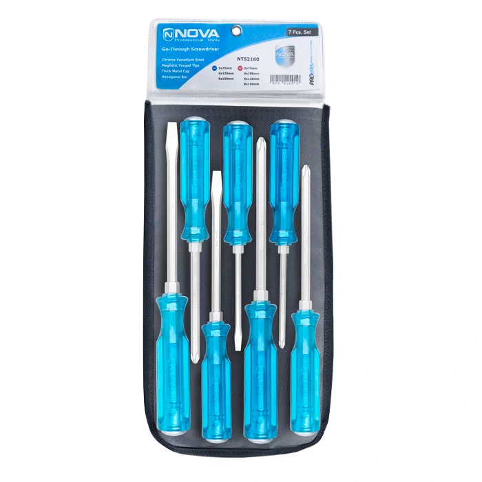 پیچ گوشتی ضربه خور 7 عددی NOVA 2160