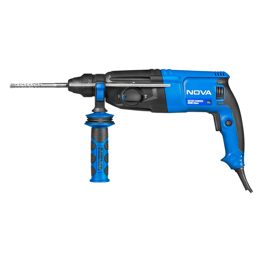 دریل بتن کن سه کاره 26 میلیمتری 800 وات NOVA 2426