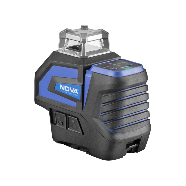تراز لیزری شارژی 360 درجه دو خط NOVA 2665G