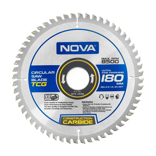 تیغ اره الماسه MDF بر 180 میلیمتری NOVA 2690