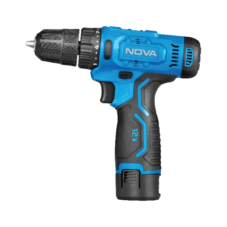دریل پیچ گوشتی شارژی 10 میلیمتری (ضد آب) NOVA 7715