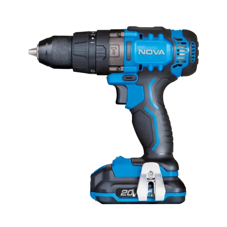 دریل پیچ گوشتی شارژی 13 میلیمتری 20 ولت NOVA 7721