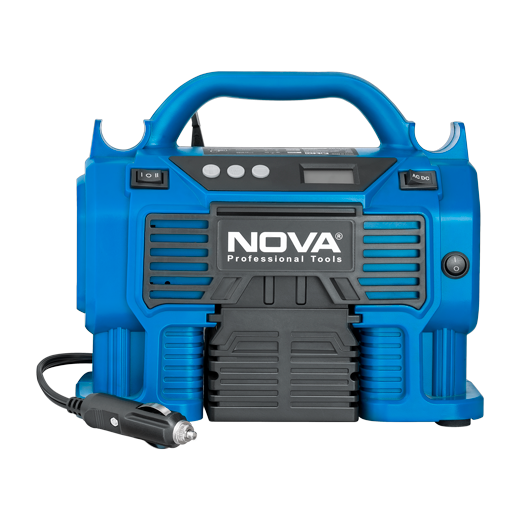 مینی کمپرسور سه کاره فندکی و برق شهری NOVA 9161