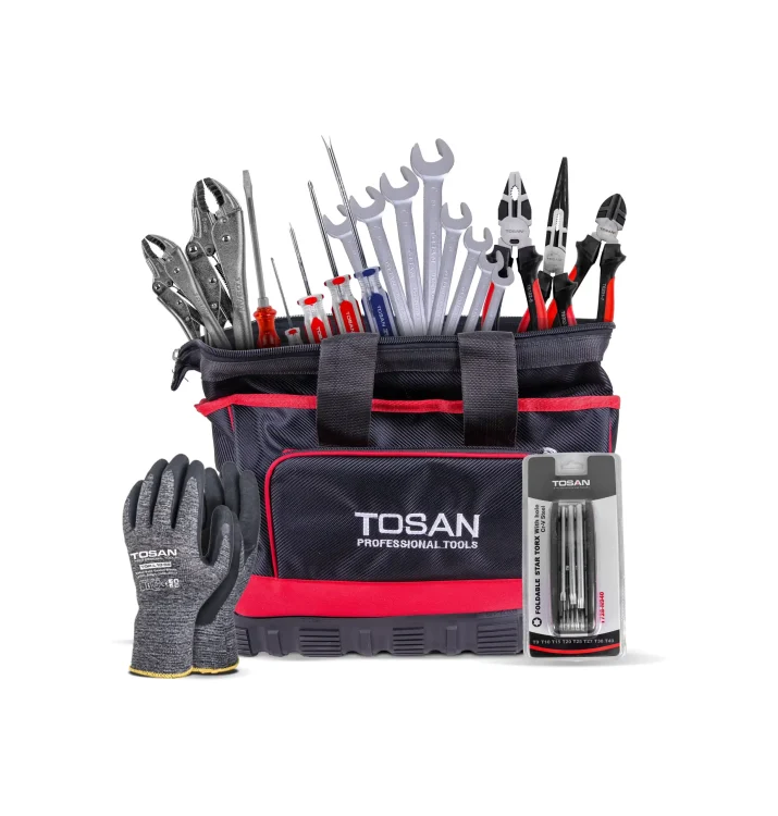 کیت ابزار 22 پارچه ساخت ایران TOSAN-T3502K